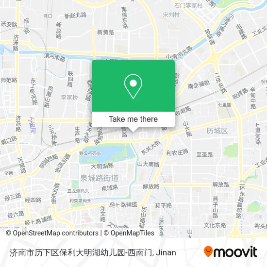 济南市历下区保利大明湖幼儿园-西南门 map