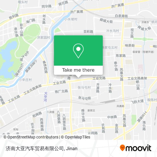 济南大亚汽车贸易有限公司 map