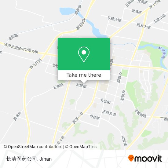 长清医药公司 map
