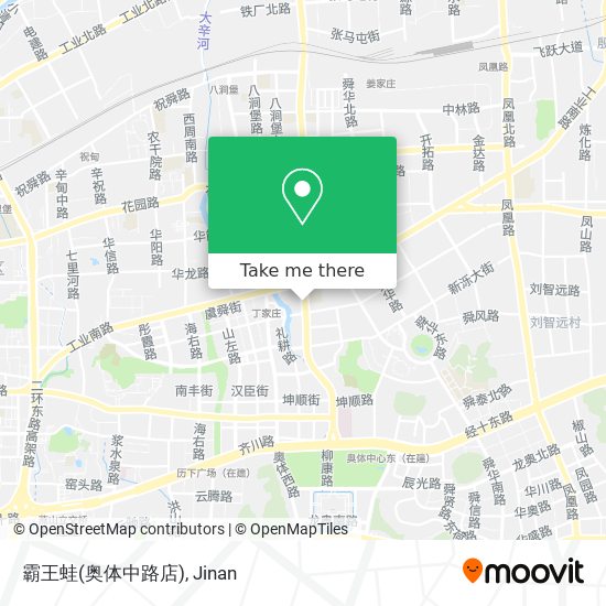 霸王蛙(奥体中路店) map