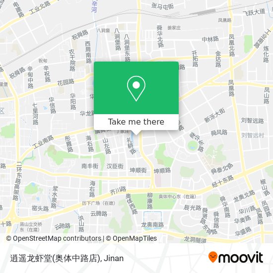 逍遥龙虾堂(奥体中路店) map