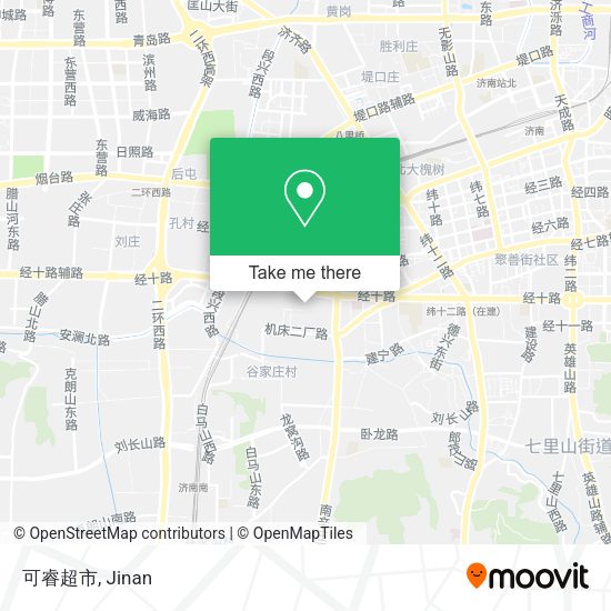 可睿超市 map