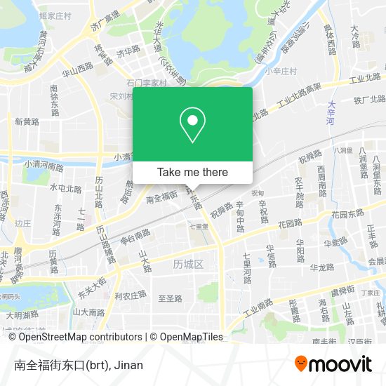 南全福街东口(brt) map
