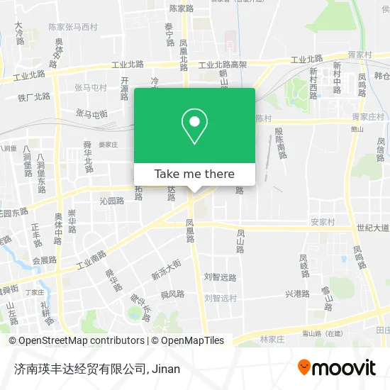 济南瑛丰达经贸有限公司 map