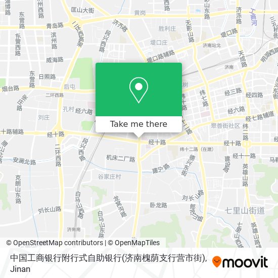 中国工商银行附行式自助银行(济南槐荫支行营市街) map