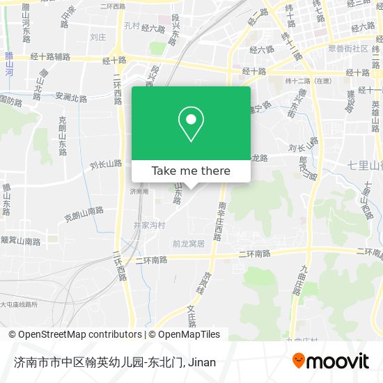 济南市市中区翰英幼儿园-东北门 map