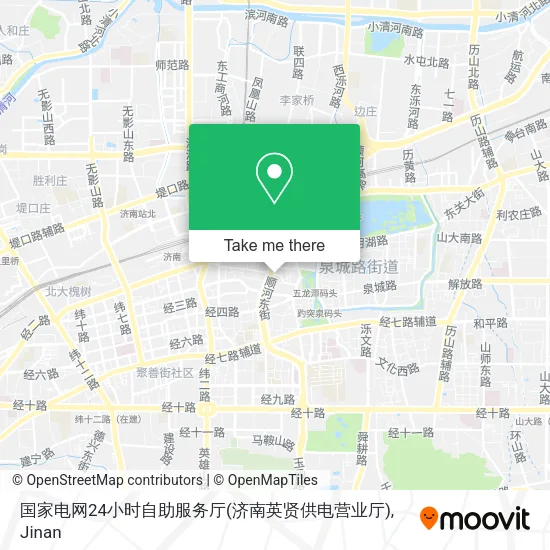 国家电网24小时自助服务厅(济南英贤供电营业厅) map