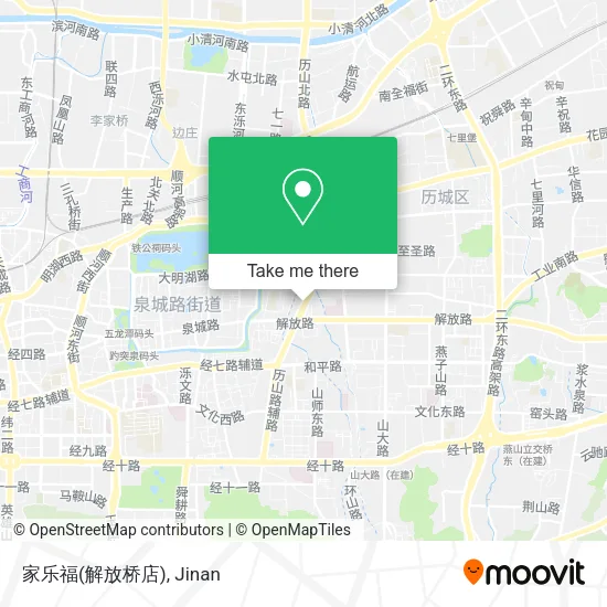家乐福(解放桥店) map