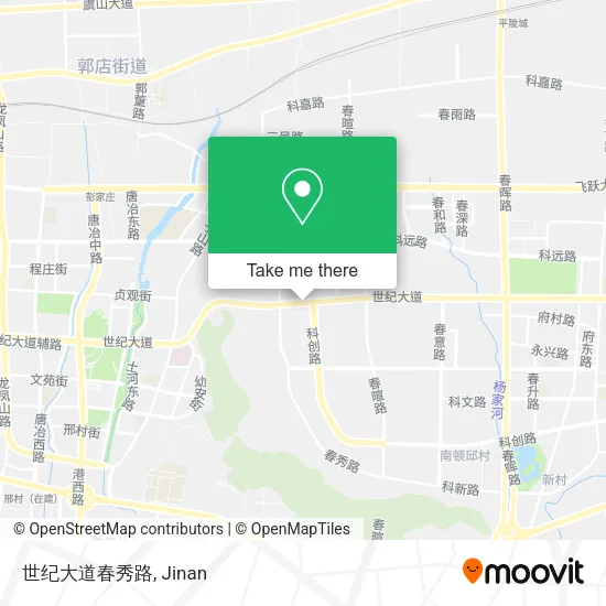 世纪大道春秀路 map