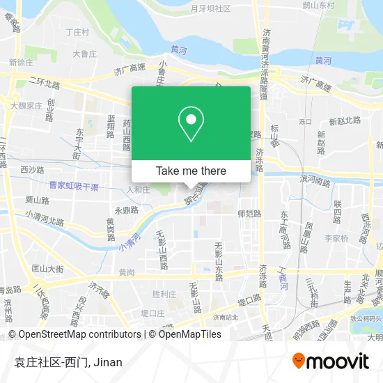 袁庄社区-西门 map