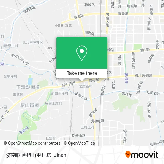 济南联通担山屯机房 map