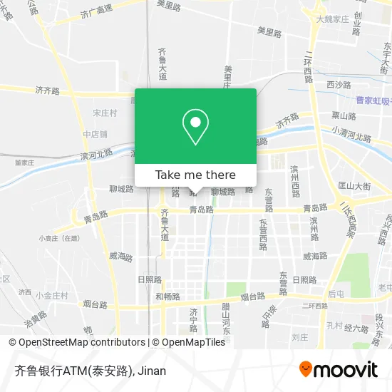 齐鲁银行ATM(泰安路) map