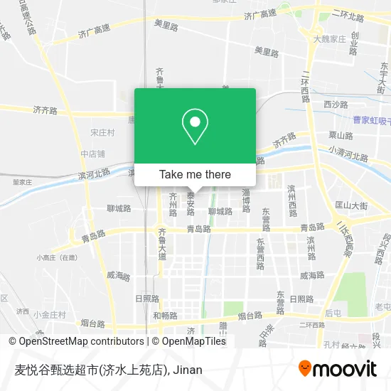 麦悦谷甄选超市(济水上苑店) map