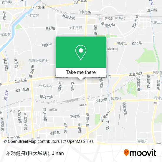 乐动健身(恒大城店) map