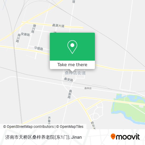 济南市天桥区桑梓养老院(东1门) map