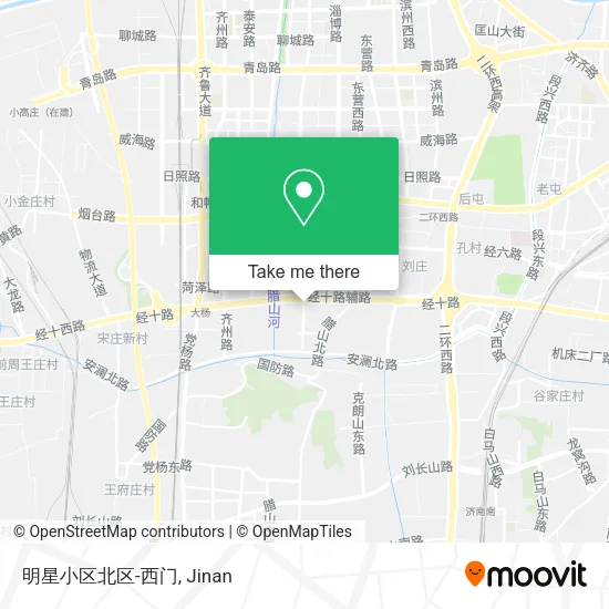 明星小区北区-西门 map