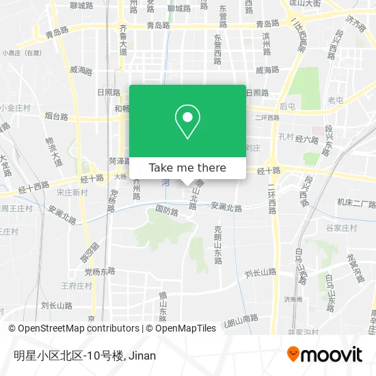 明星小区北区-10号楼 map