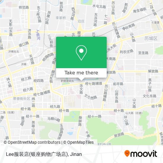 Lee服装店(银座购物广场店) map