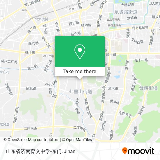 山东省济南育文中学-东门 map