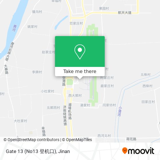 Gate 13 (No13 登机口) map