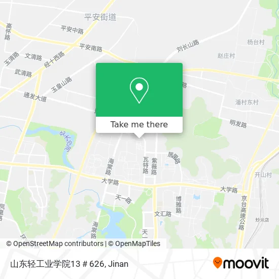 山东轻工业学院13＃626 map