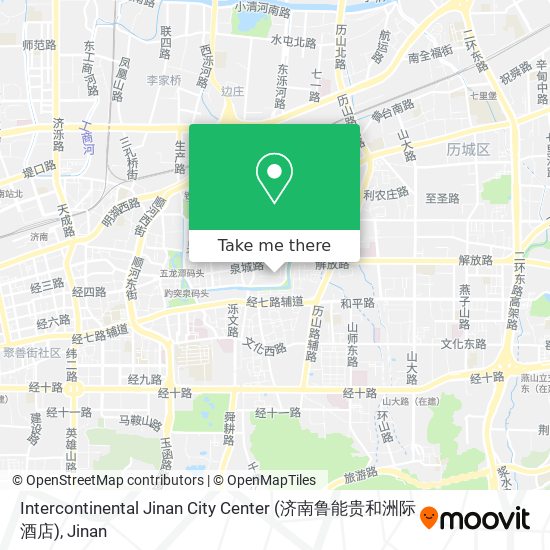 Intercontinental Jinan City Center (济南鲁能贵和洲际酒店) map