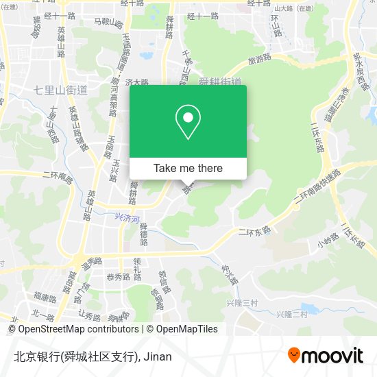 北京银行(舜城社区支行) map