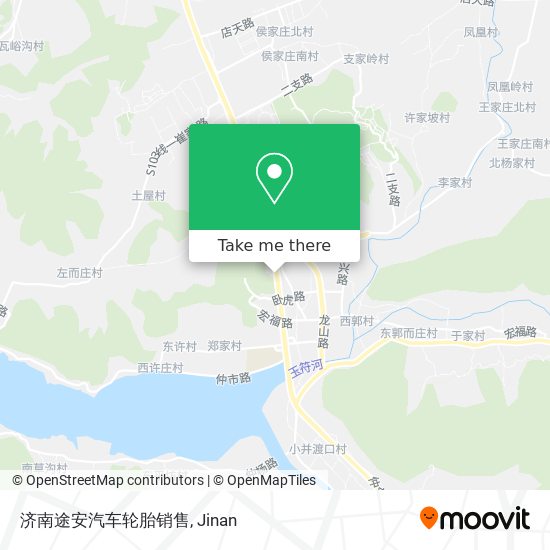 济南途安汽车轮胎销售 map