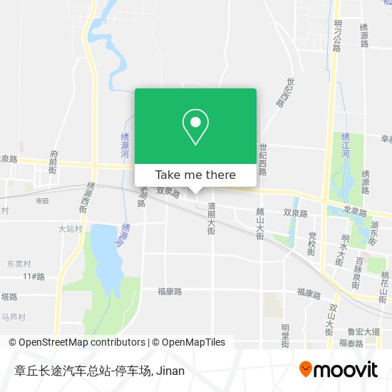 章丘长途汽车总站-停车场 map