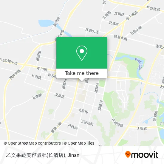 乙文果蔬美容减肥(长清店) map