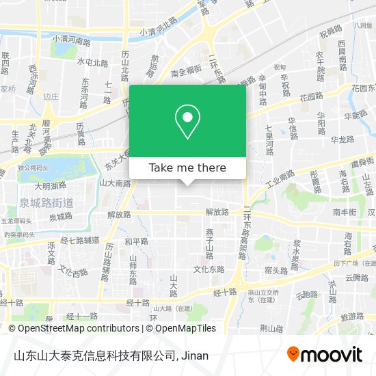 山东山大泰克信息科技有限公司 map