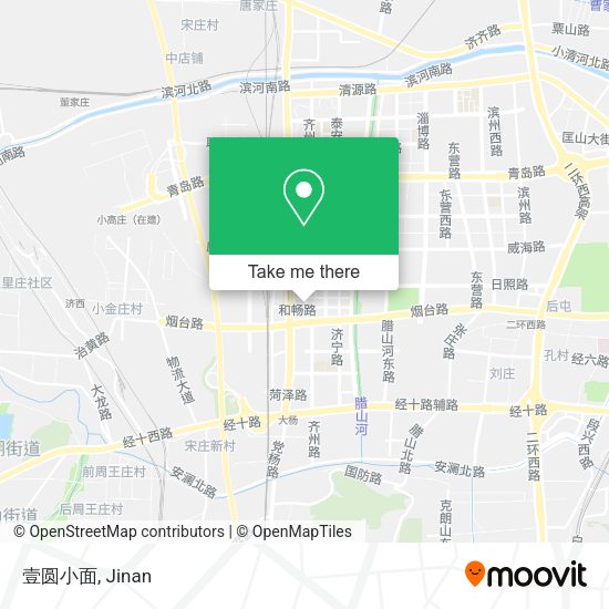 壹圆小面 map