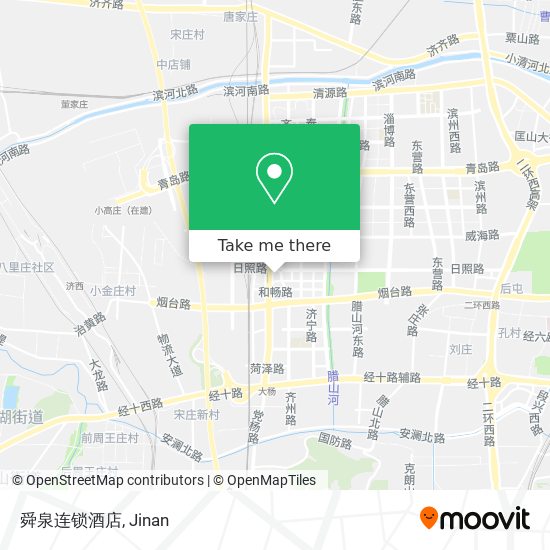 舜泉连锁酒店 map