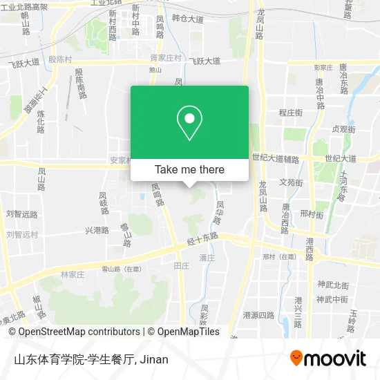 山东体育学院-学生餐厅 map