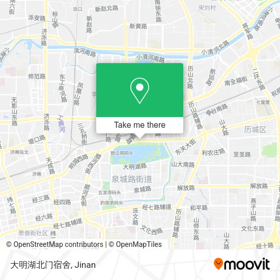 大明湖北门宿舍 map