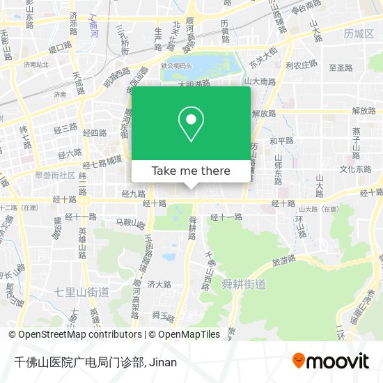 千佛山医院广电局门诊部 map