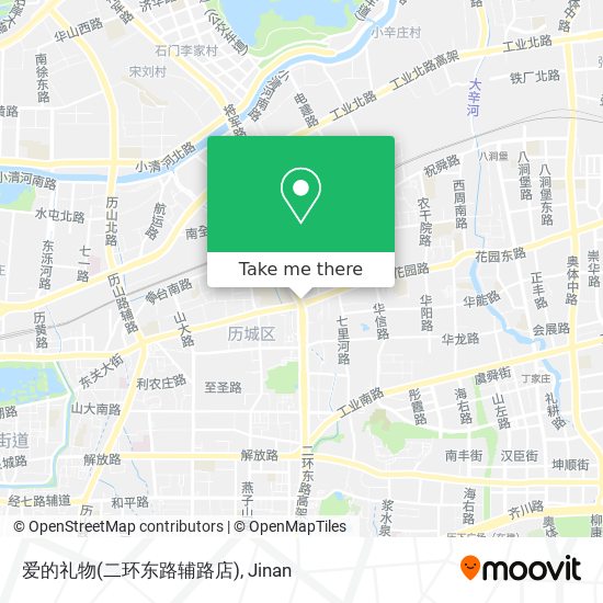 爱的礼物(二环东路辅路店) map