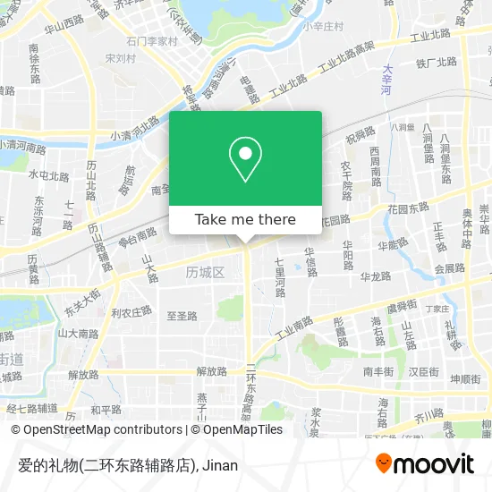 爱的礼物(二环东路辅路店) map