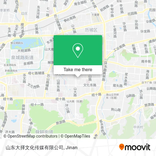 山东大择文化传媒有限公司 map
