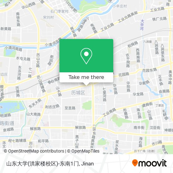 山东大学(洪家楼校区)-东南1门 map