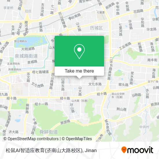 松鼠AI智适应教育(济南山大路校区) map