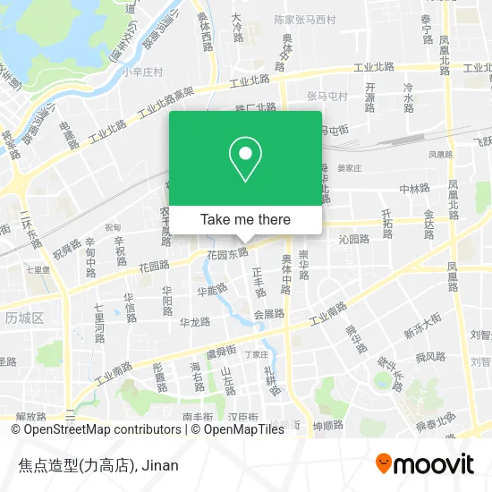 焦点造型(力高店) map