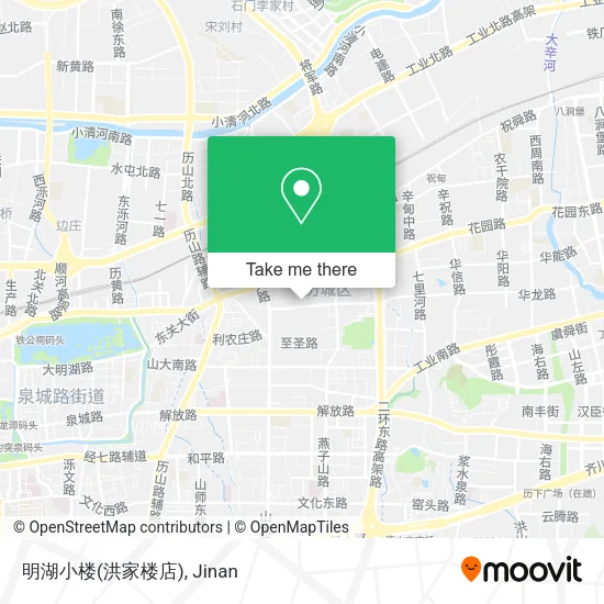 明湖小楼(洪家楼店) map