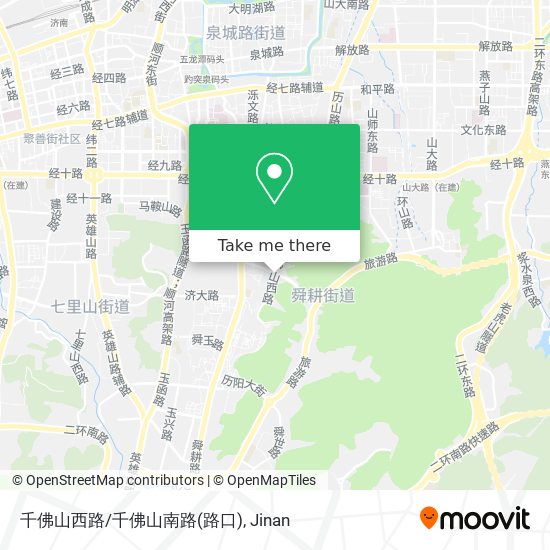 千佛山西路/千佛山南路(路口) map