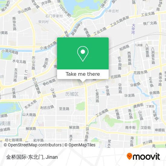 金桥国际-东北门 map