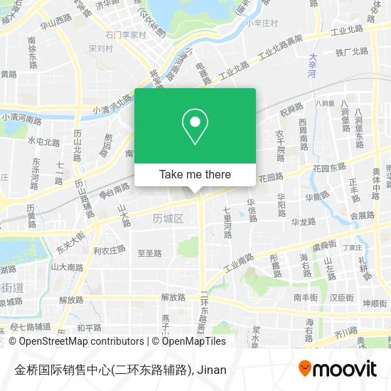 金桥国际销售中心(二环东路辅路) map