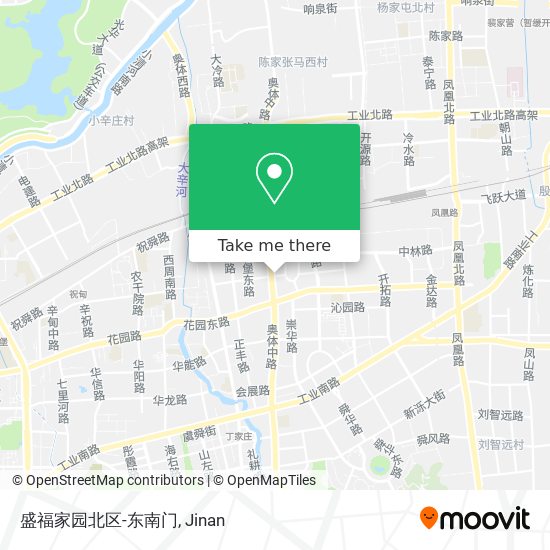 盛福家园北区-东南门 map