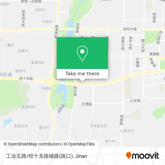 工业五路/经十东路辅路(路口) map