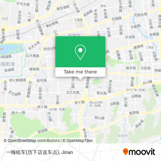 一嗨租车(历下店送车点) map