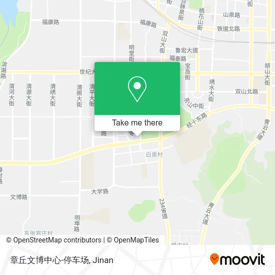 章丘文博中心-停车场 map